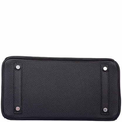 Hermès Birkin 30 Black Togo Palladium Hardware