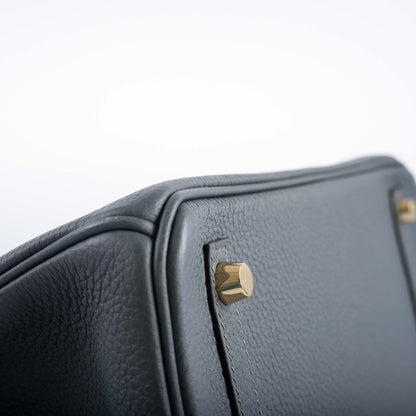 Hermès Birkin 30 Blue Orage Togo Gold Hardware