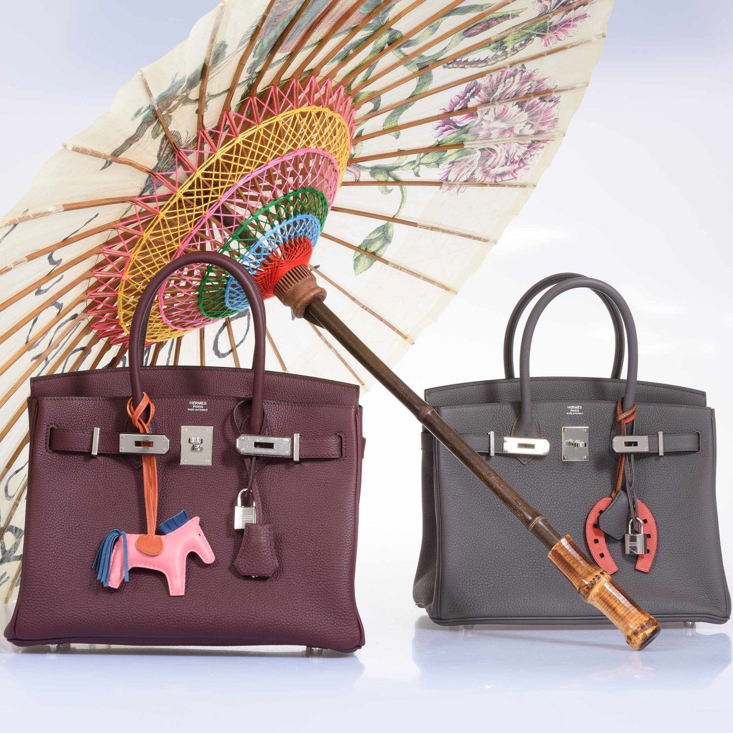 Hermès Birkin 30 Bordeaux Togo Palladium Hardware