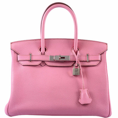 Hermès Birkin 30 Bubblegum 5P Pink Togo Palladium Hardware