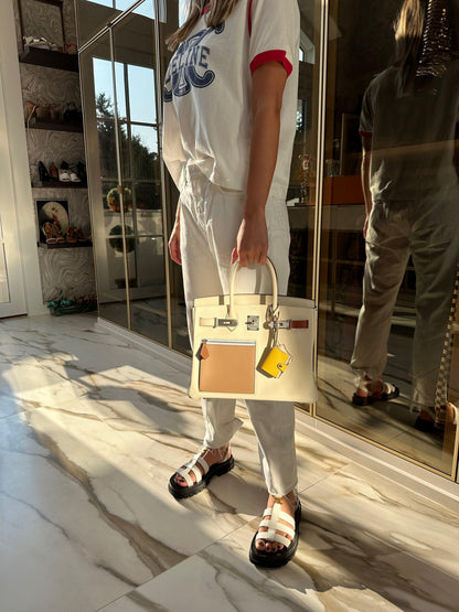 Hermès Birkin 30 Colormatic Nata, Chai and Cuivre Swift Palladium Hardware