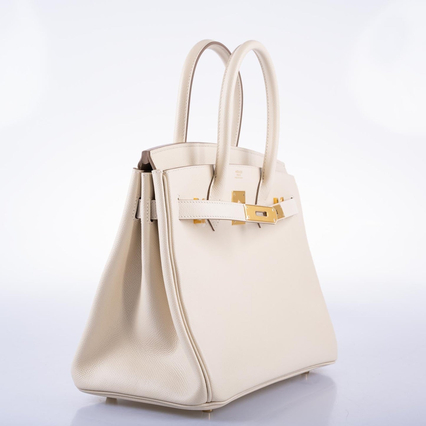 Hermès Birkin 30 Craie Epsom with Gold Hardware