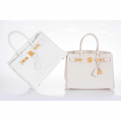 Hermès Birkin 30 Craie Togo Gold Hardware