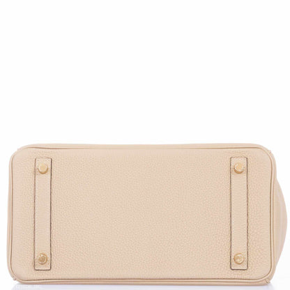Hermès Birkin 30 Craie Togo Rose Gold Hardware