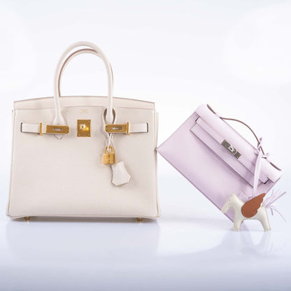 Hermès Birkin 30 Craie Togo with Gold Hardware
