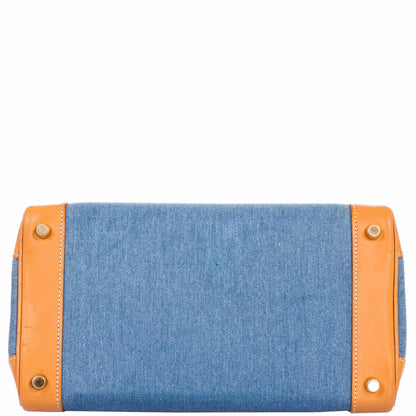 Hermès Birkin 30 Denim & Vache Naturelle Gold Hardware - Limited Edition