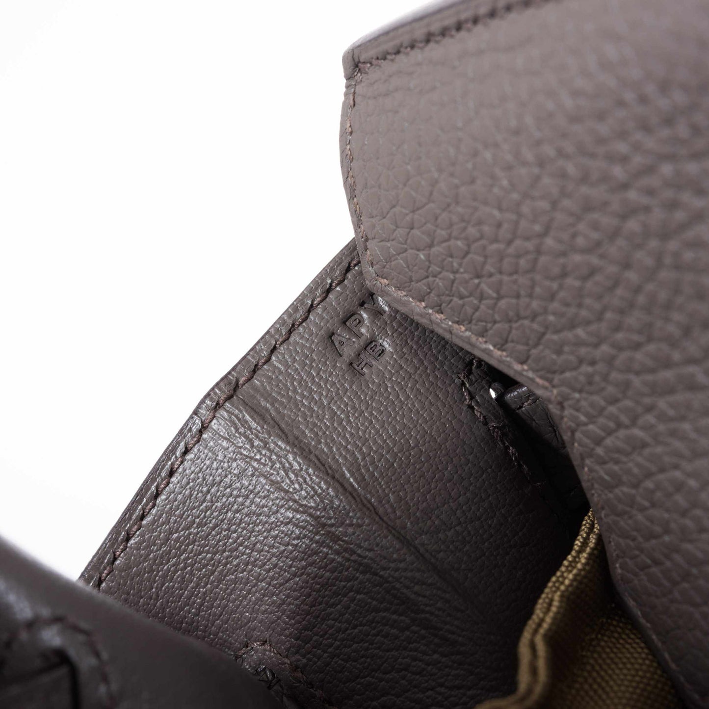 Hermès Birkin 30 Etain Tin Grey Clemence Gold Hardware