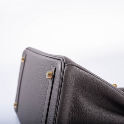 Hermès Birkin 30 Etain Togo with Gold Hardware