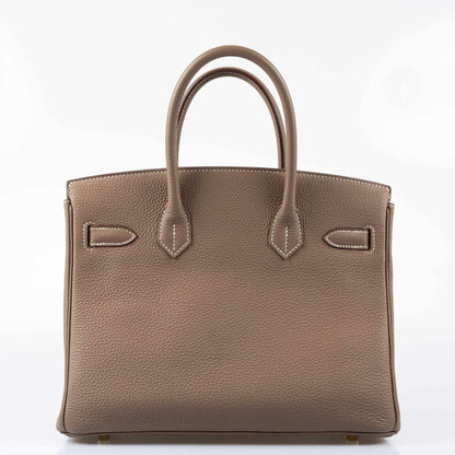 Hermès Birkin 30 Etoupe Togo Gold Hardware
