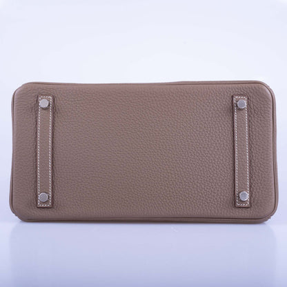 Hermès Birkin 30 Etoupe Togo Palladium Hardware