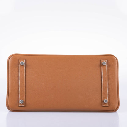Hermès Birkin 30 Gold Epsom with Palladium Hardware