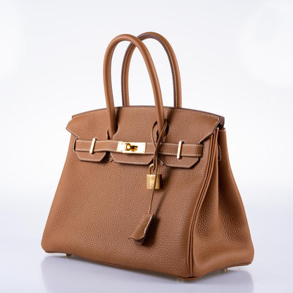 Hermès Birkin 30 Gold Togo Gold Hardware