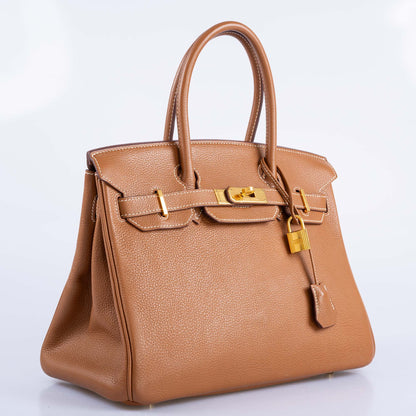 Hermès Birkin 30 Gold Togo Gold Hardware