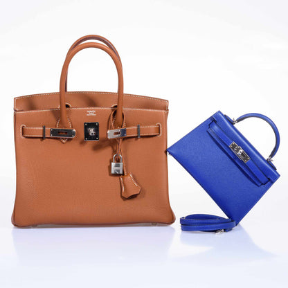 Hermès Birkin 30 Gold Togo Palladium Hardware