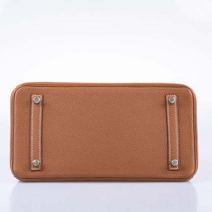 Hermès Birkin 30 Gold Togo Palladium Hardware