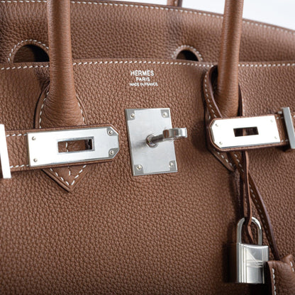 Hermès Birkin 30 Gold Togo Palladium Hardware