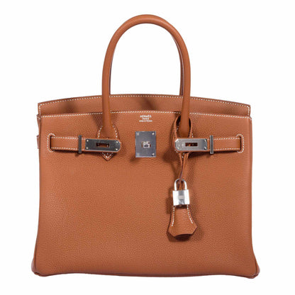 Hermès Birkin 30 Gold Togo Palladium Hardware