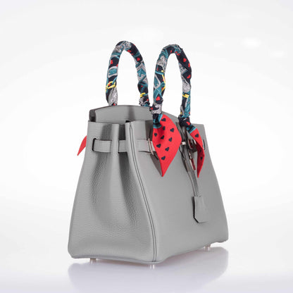 Hermès Birkin 30 Gris Mouette Gray Togo Palladium Hardware