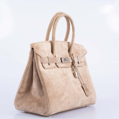 Hermès Birkin 30 Gris Perle Doblis Palladium Hardware