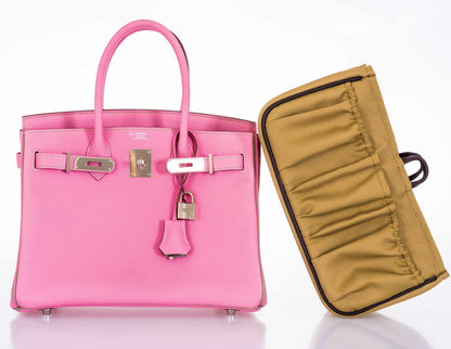 Hermès Birkin 30 HSS Bubblegum Pink And Gris Tourterelle Chevre Palladium Hardware