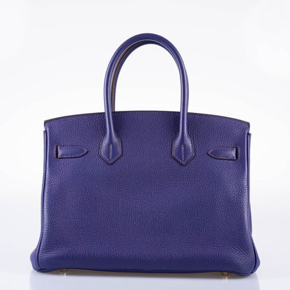 Hermès Birkin 30 Iris Togo with Gold Hardware