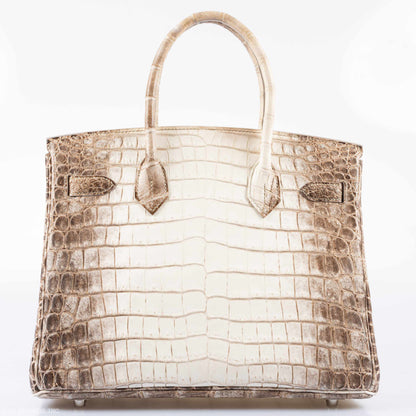 Hermès Birkin 30 Matte Himalaya Niloticus Crocodile Palladium Hardware - 2011