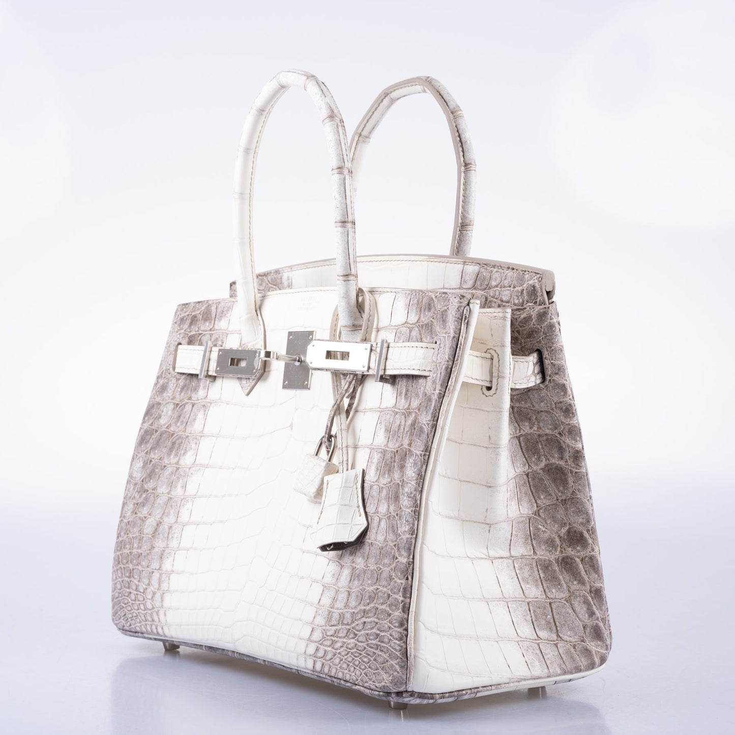 Hermès Birkin 30 Matte Himalayan Niloticus Crocodile Palladium Hardware