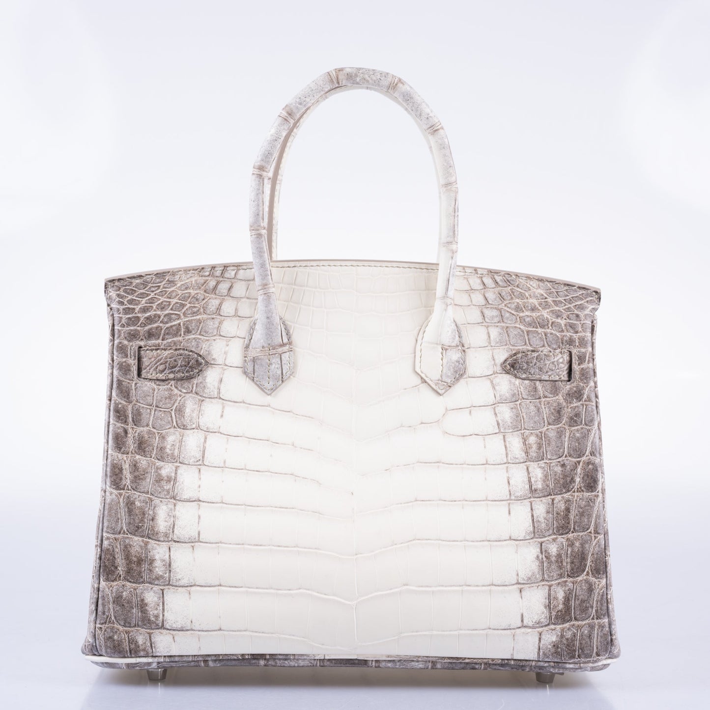 Hermès Birkin 30 Matte Himalayan Niloticus Crocodile Palladium Hardware