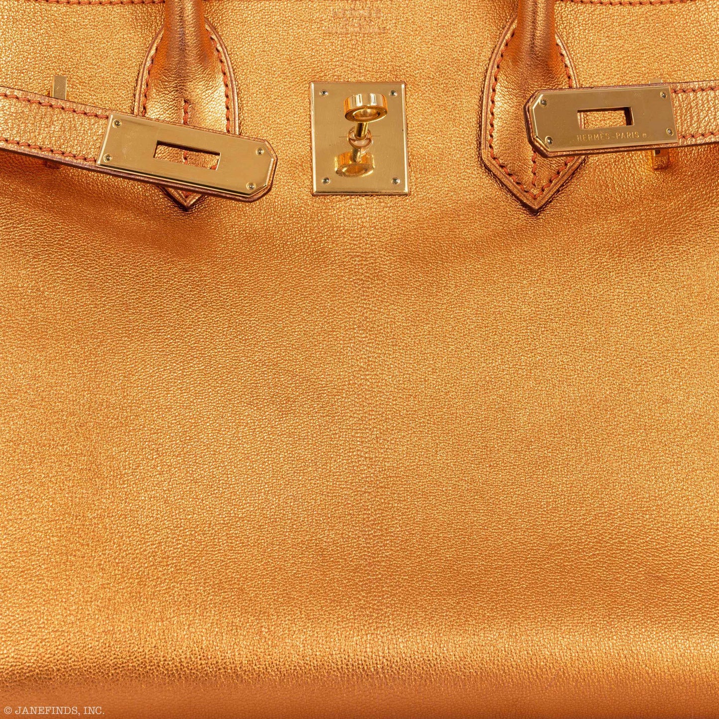 Hermès Birkin 30 Metallic Bronze Chevre Gold Hardware - Limited Edition