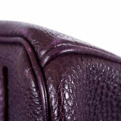 Hermès Birkin 30 Raisin Palladium Hardware