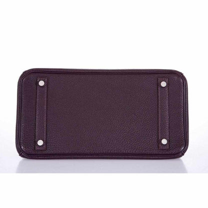 Hermès Birkin 30 Raisin Palladium Hardware