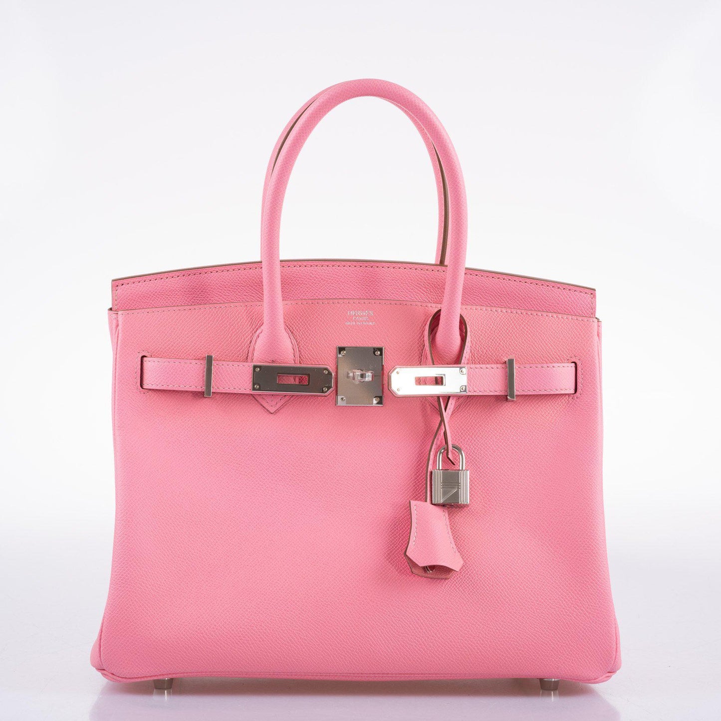 Hermès Birkin 30 Rose Confetti Epsom Palladium Hardware