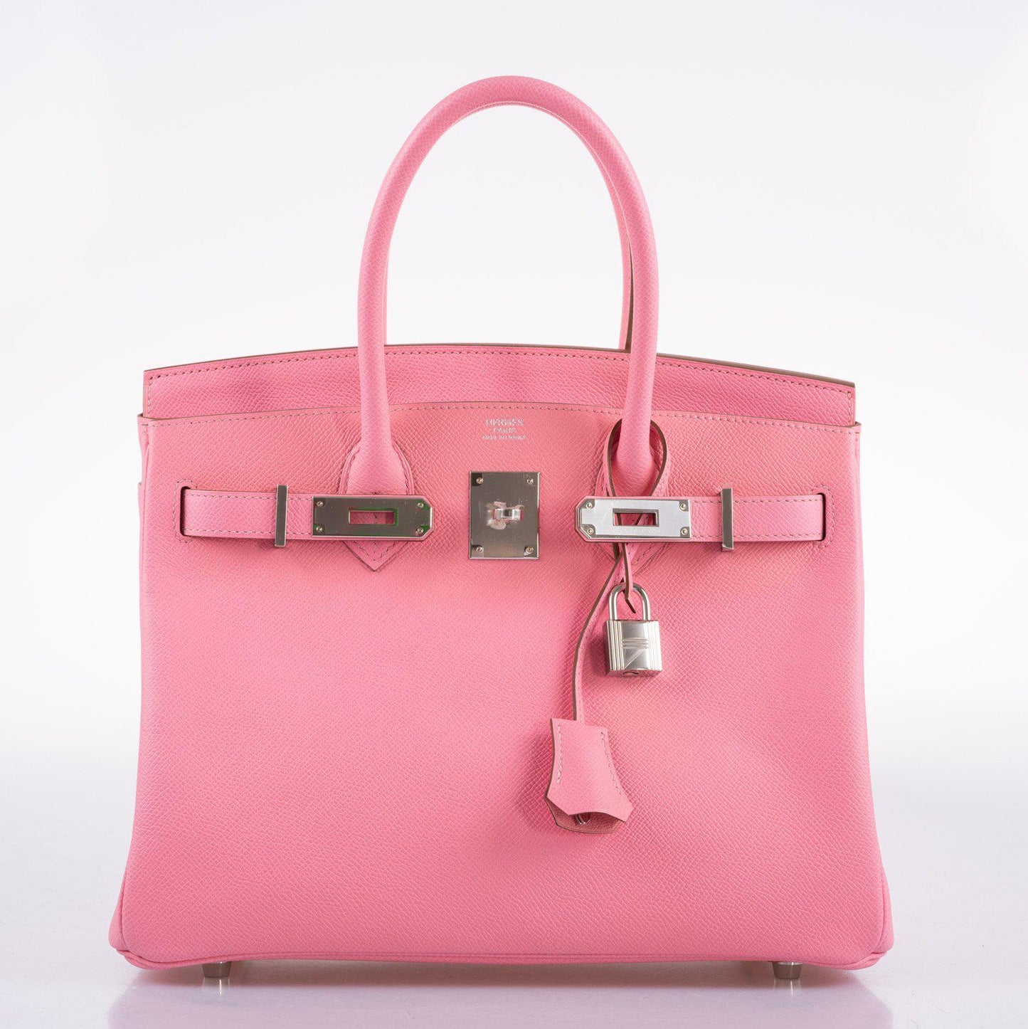 Hermès Birkin 30 Rose Confetti Epsom Palladium Hardware