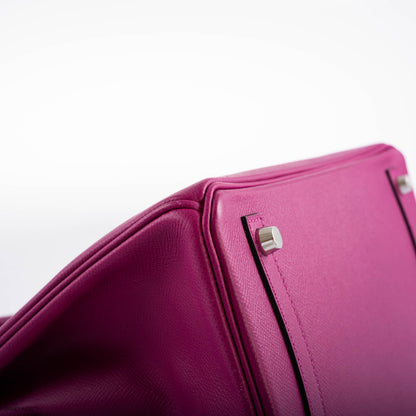 Hermès Birkin 30 Rose Pourpre Epsom with Palladium Hardware - 2018, C