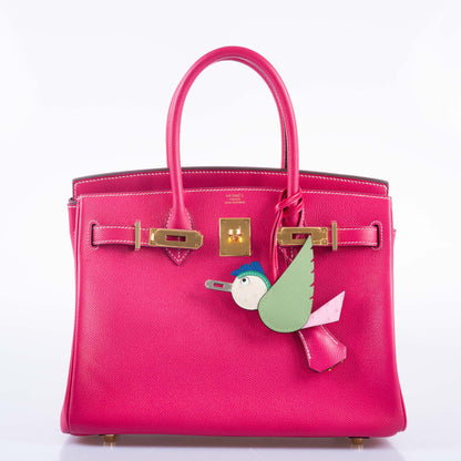Hermès Birkin 30 Rose Tyrien Epsom Gold Hardware