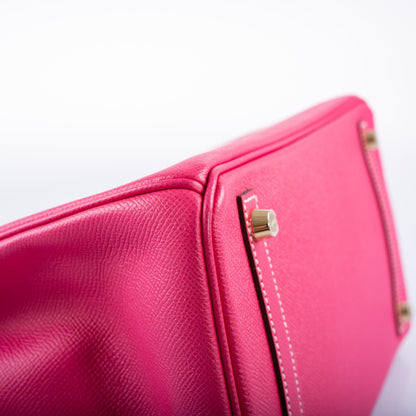 Hermès Birkin 30 Rose Tyrien Epsom Gold Hardware