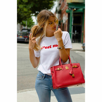 Hermès Birkin 30 Rouge Casaque Epsom Gold Hardware