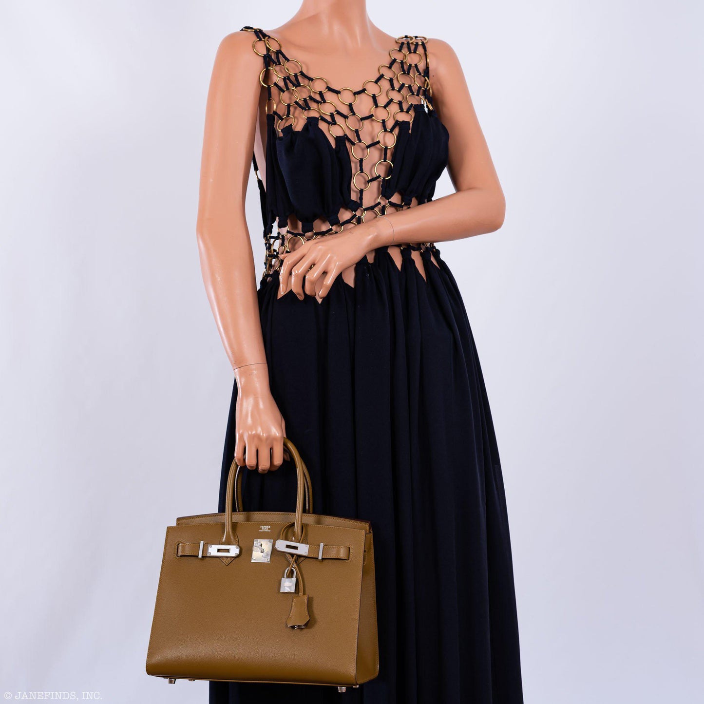 Hermès Birkin 30 Sellier Bronze Dore Madame Grain Palladium Hardware - 2019, D