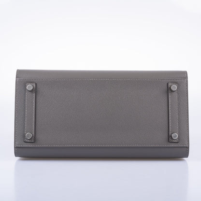 Hermès Birkin 30 Sellier Gris Meyer Epsom Palladium Hardware