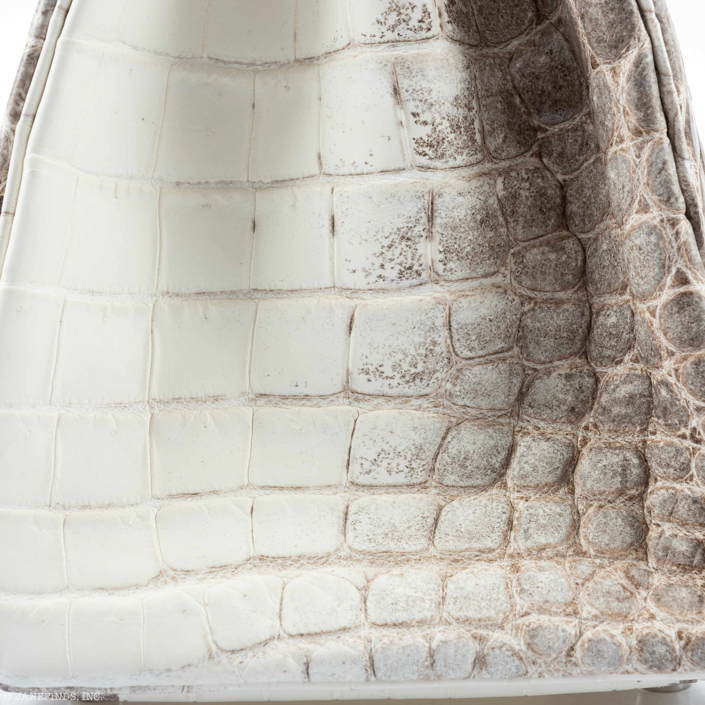 Hermès Birkin 30 White Himalayan Niloticus Crocodile Palladium Hardware