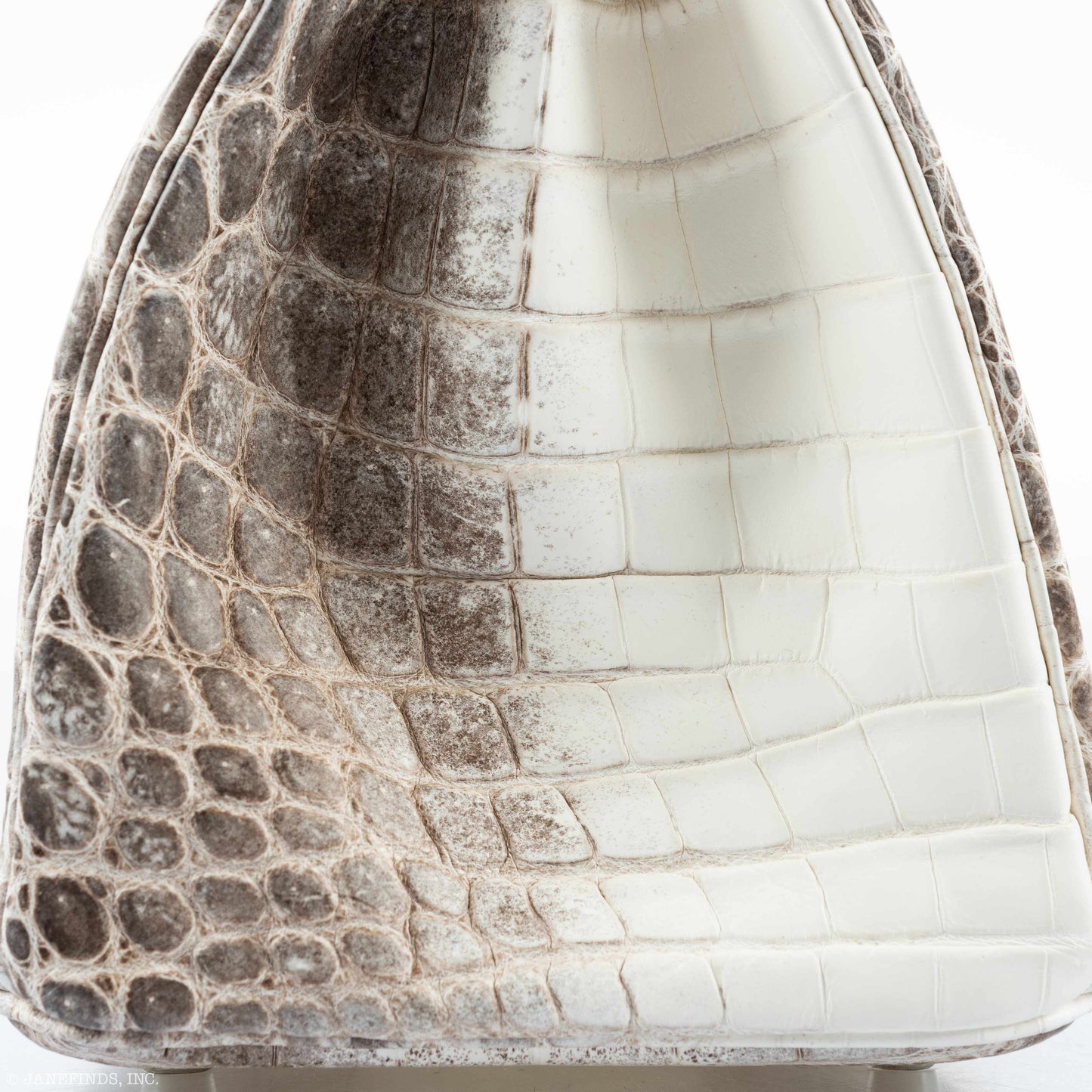 Hermès Birkin 30 White Himalayan Niloticus Crocodile Palladium Hardware