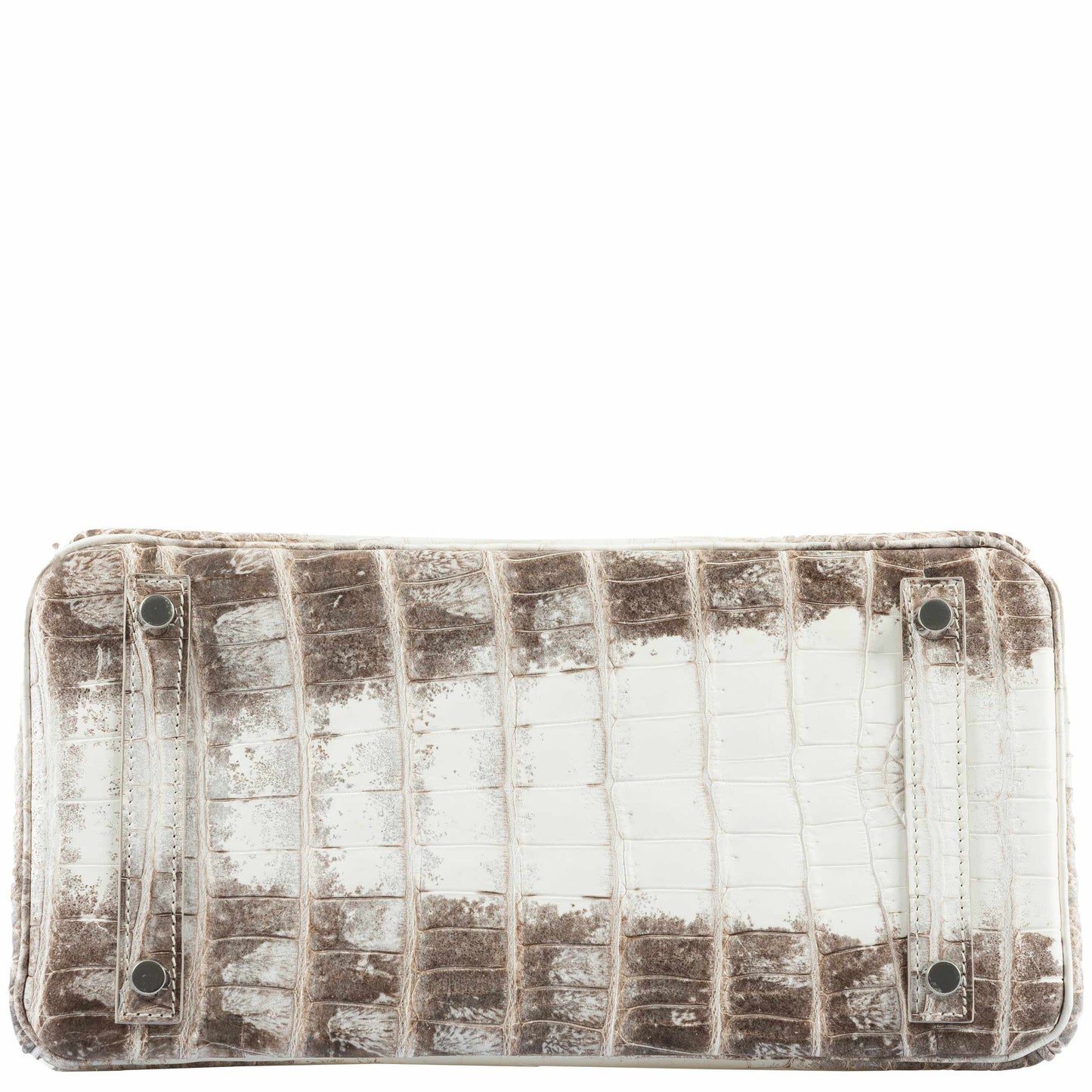 Hermès Birkin 30 White Himalayan Niloticus Crocodile Palladium Hardware