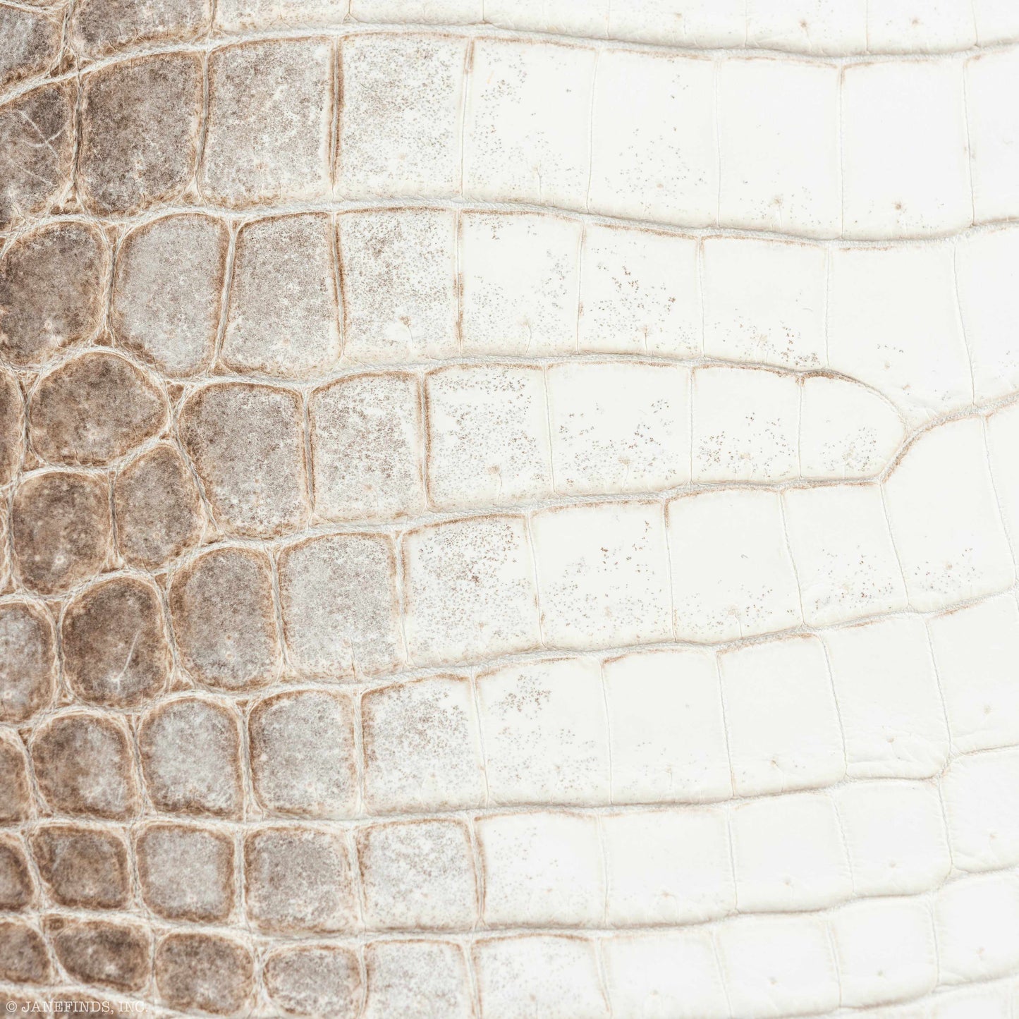 Hermès Birkin 30 White Himalayan Niloticus Crocodile Palladium Hardware