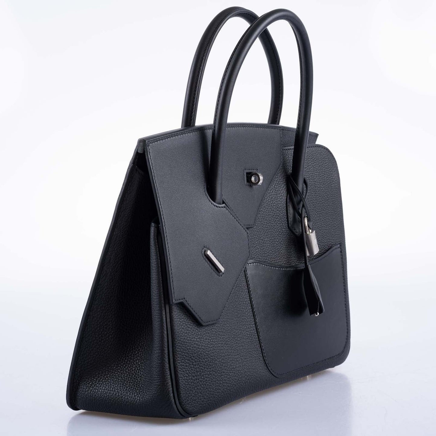Hermès Birkin en Desordre Black Togo and Swift Palladium Hardware