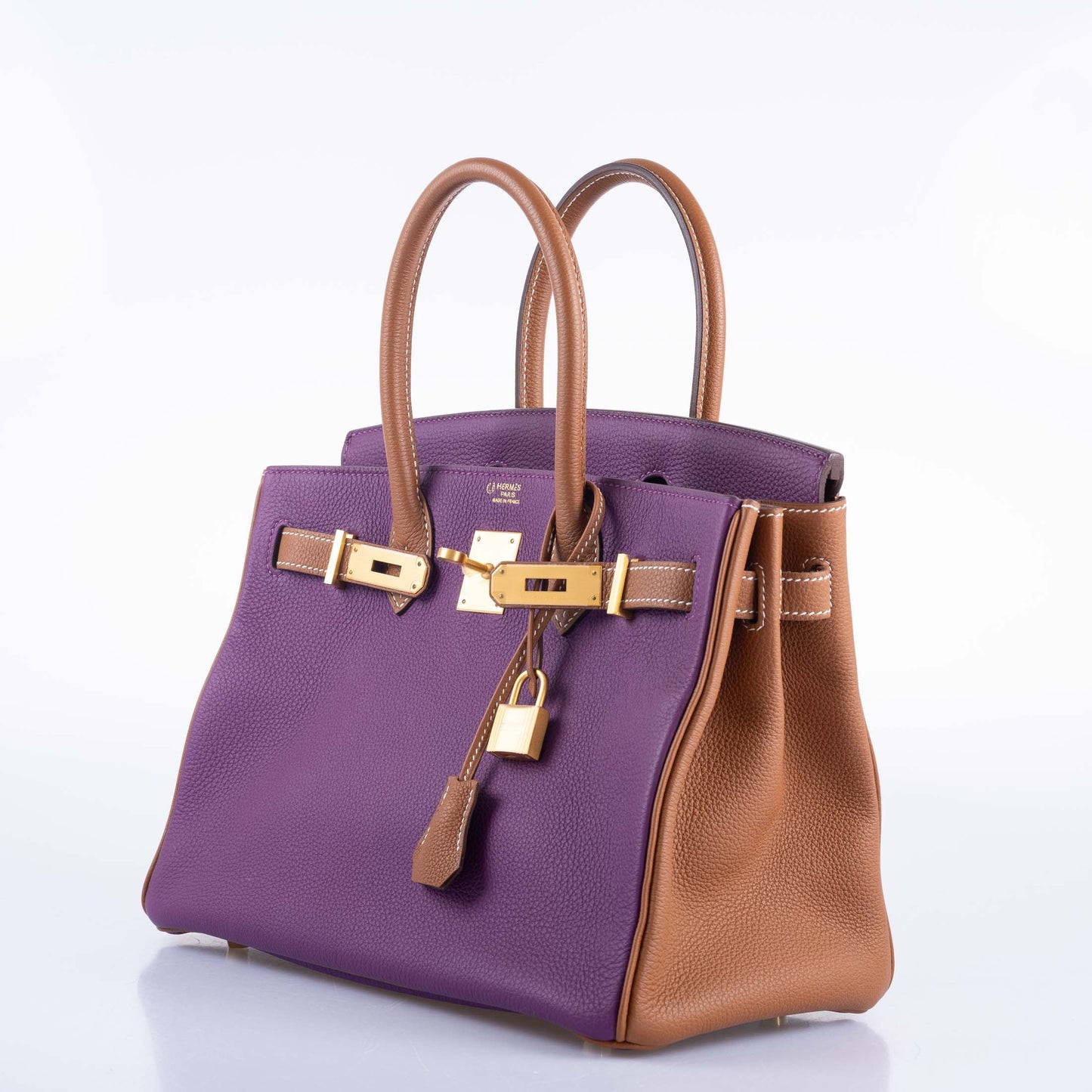 Hermès HSS Birkin 30 Anemone and Gold Togo with Gold Hardware