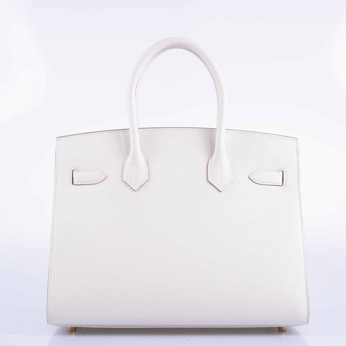 Hermès Sellier Birkin 30 Gris Pale Epsom Gold Hardware