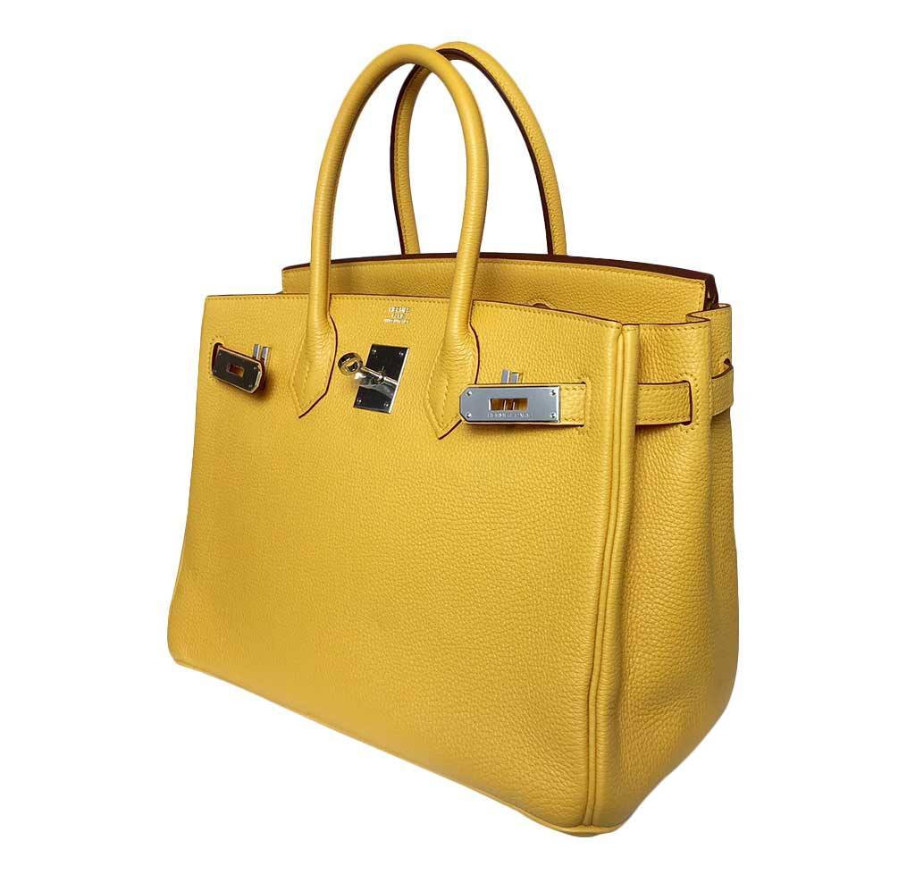 Hermès Birkin 30 Soleil Yellow Bag
