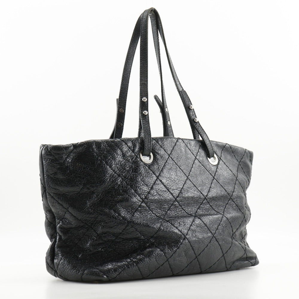 Chanel On the Road Leather Tote Bag A48019
