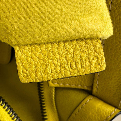 CELINE Handbag 167793 leather yellow Micro shopper Luggage Women Used