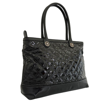 Chanel Cambon Patent Leather Tote Bag
